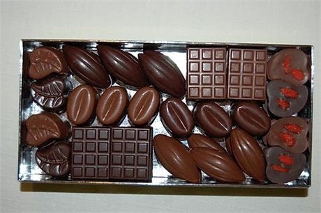 Chocolat boite Ecrin noir 500g
